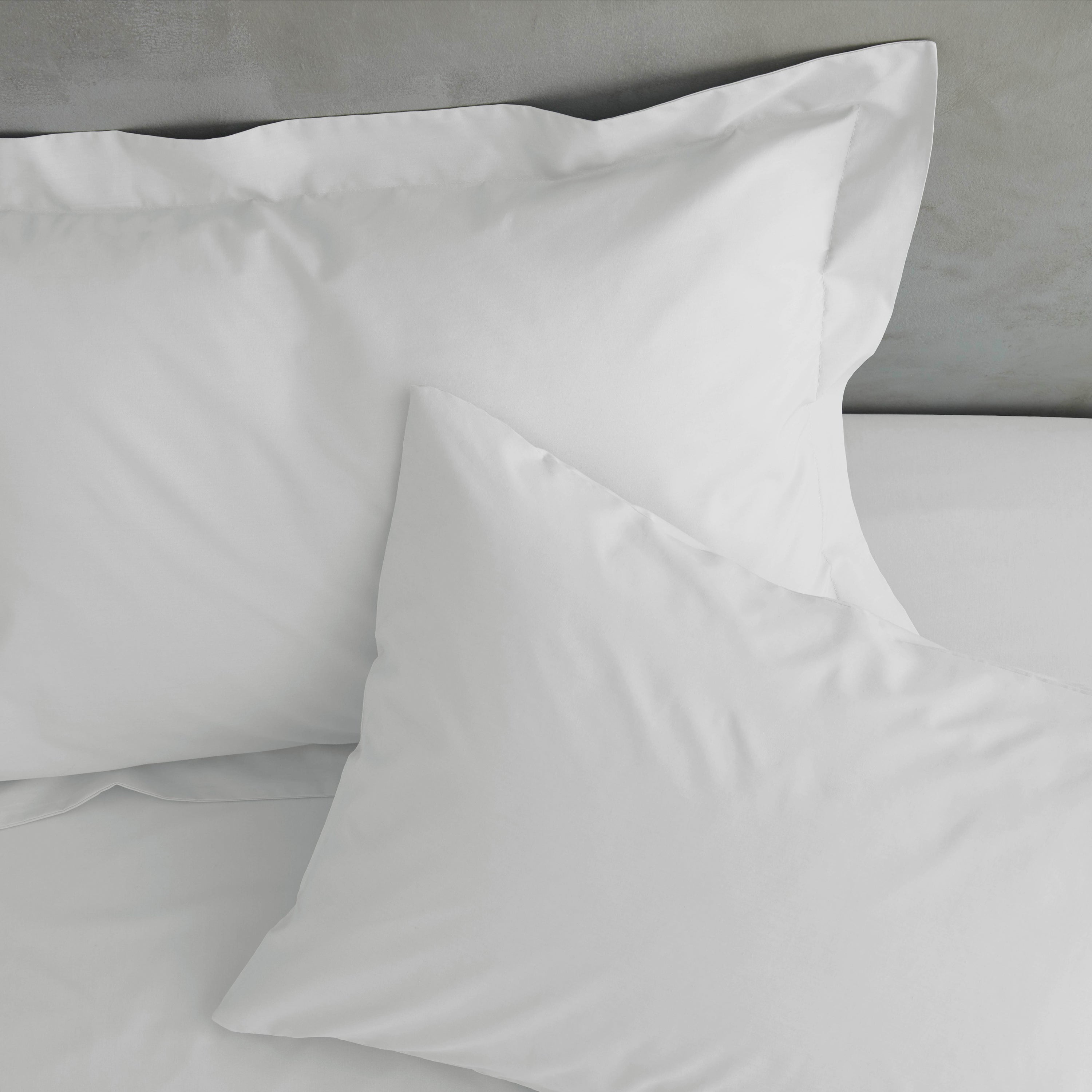 Pares de Fundas de Almohada Oxford - Blanco, Crema y Gris