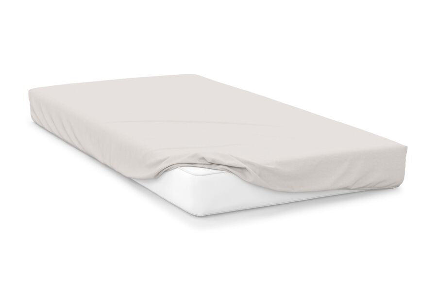 Belledorm Egyptian Cotton 200 Thread Count Fitted Sheet, Ivory - Size King
