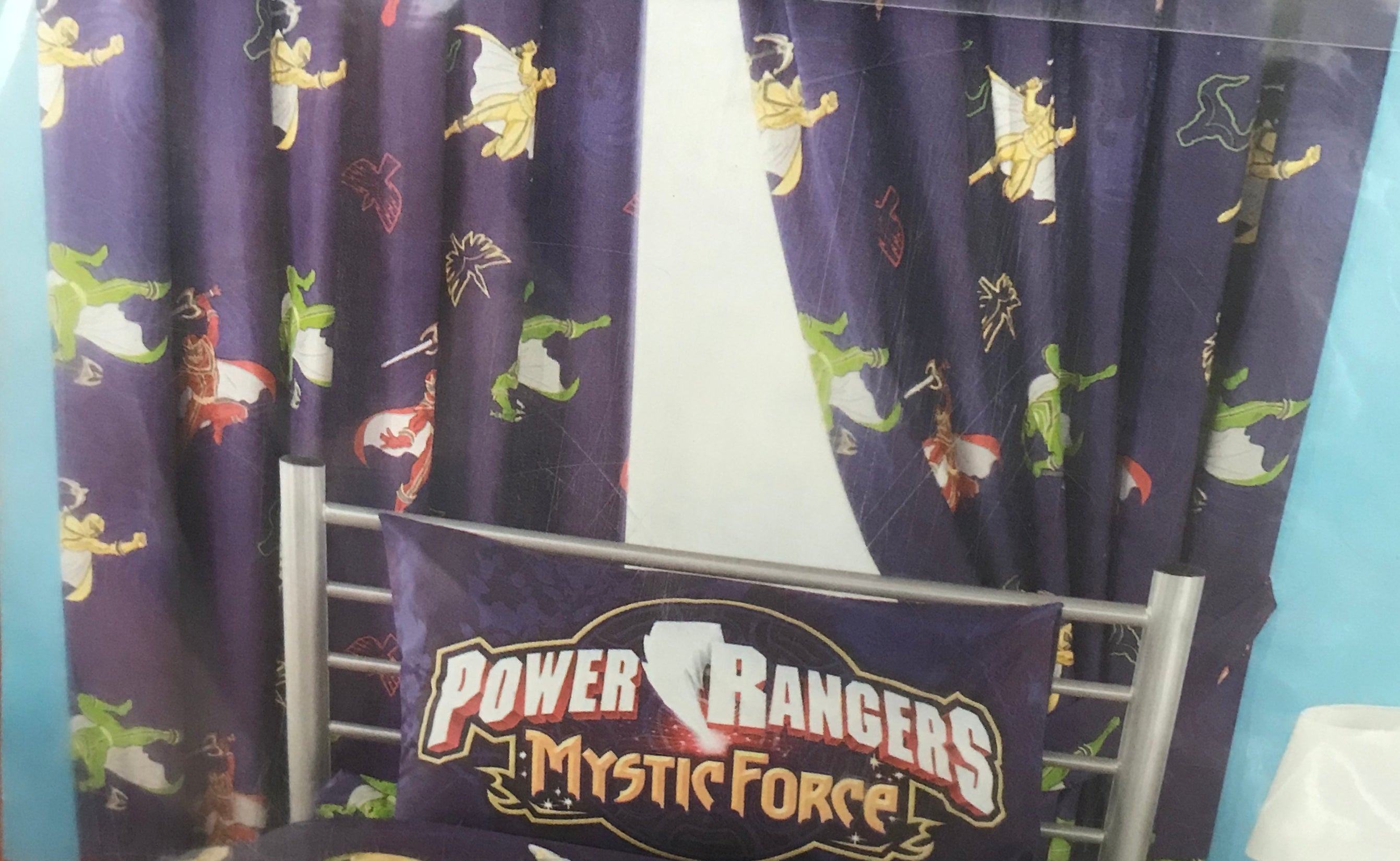 Power Rangers ‘Mystic Force’ - Juego de Funda de Edredón 90cms & Cortinas