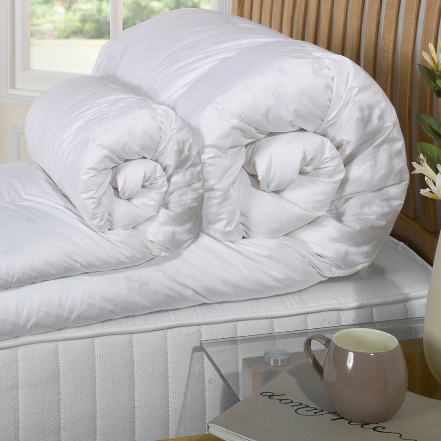 Duck Feather 'All Seasons' Duvet 4.5 Tog + 9 Tog - Size Single Only