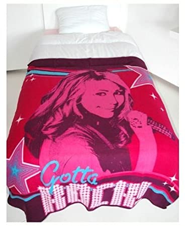 Hannah Montana 'Life' - Reversible Duvet set 90cms. Rug, Blanket & Curtains