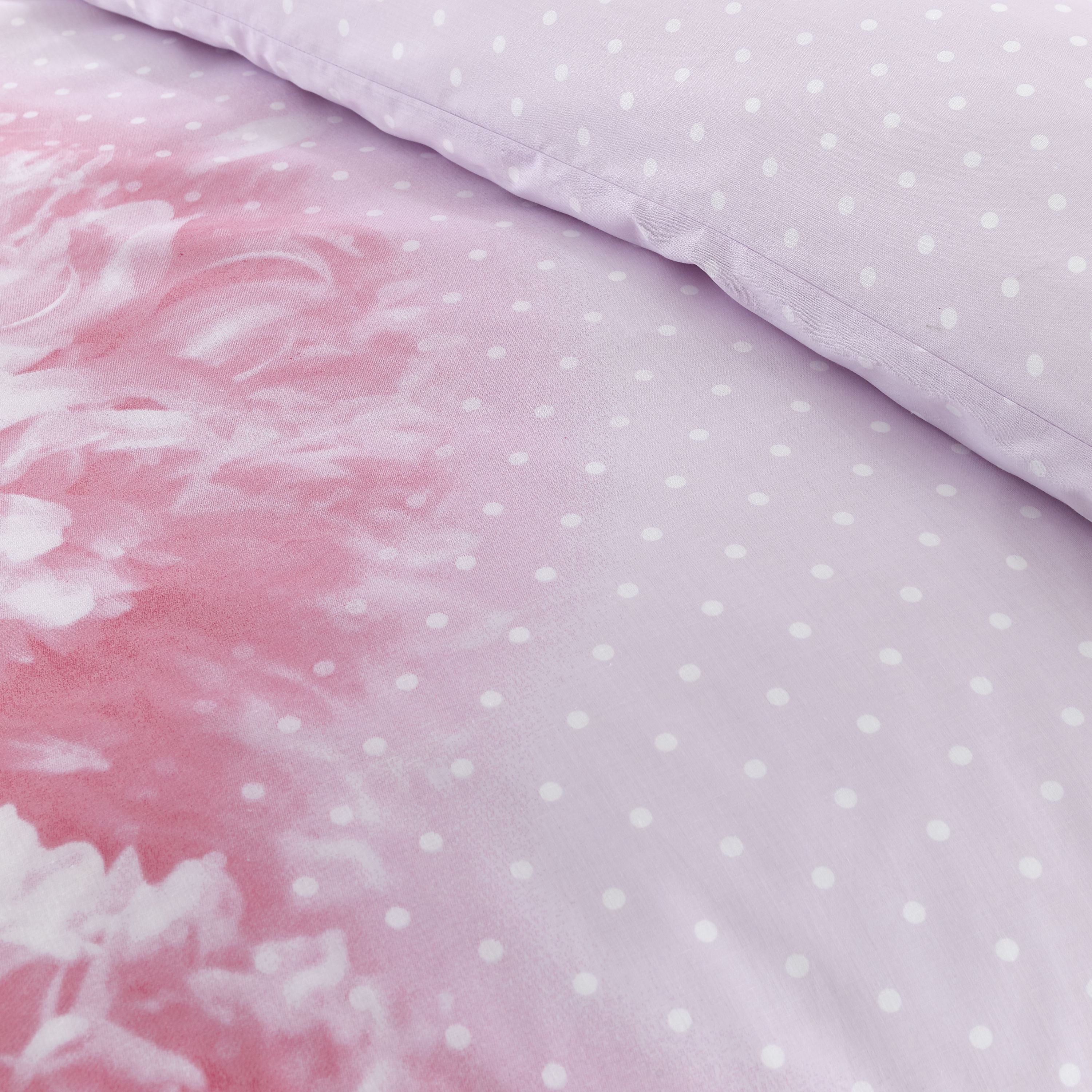 Daisy Dream Reversible Duvet Cover Set, Pink