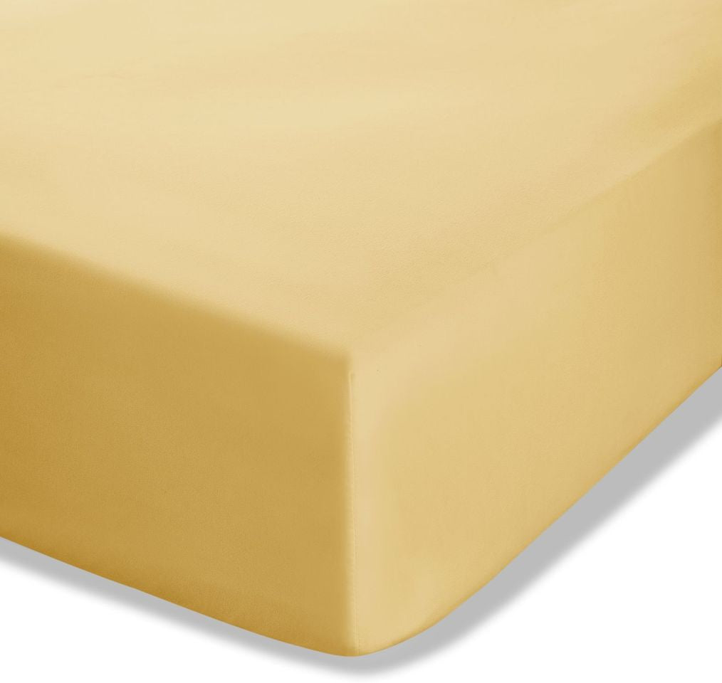 Catherine Lansfield Combed Percale Non-Iron Sheeting, Ochre