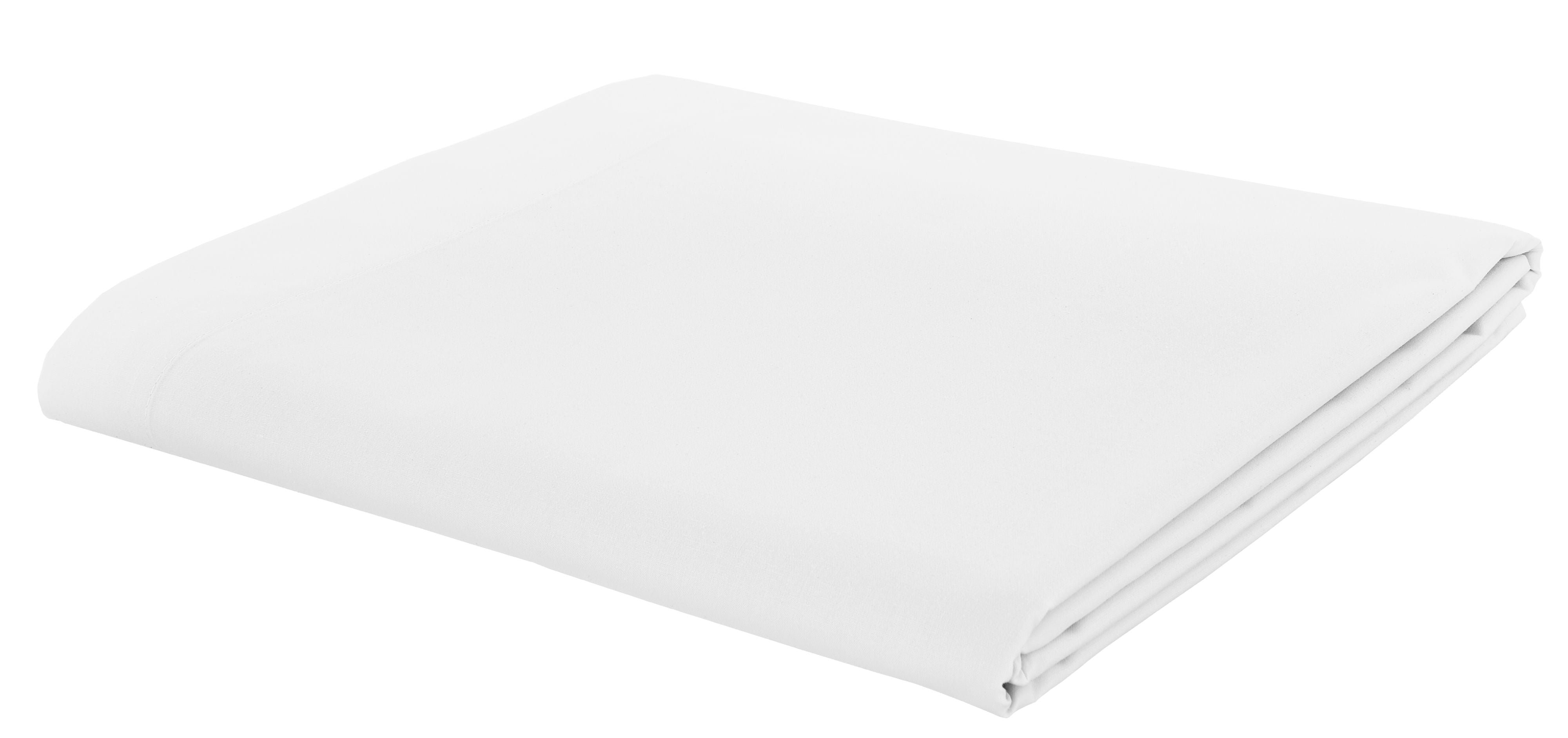Catherine Lansfield Combed Percale Non-Iron Sheeting, White